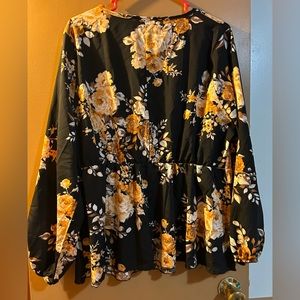 SHEIN beautiful flounce top